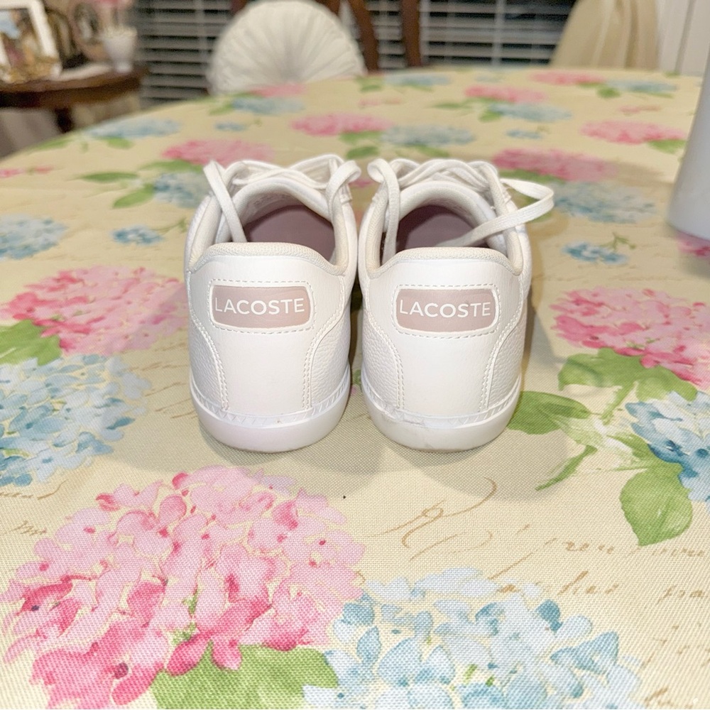 Women’s Lacoste White Grand Vulc Casual Sneakers - Picture 6 of 7